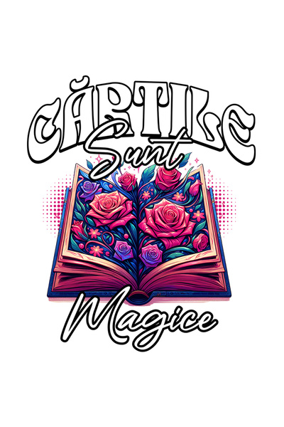 StoryGift Romania Sticker Adeziv 90CM Adeziv Cartile Sunt Magice lectura educ...