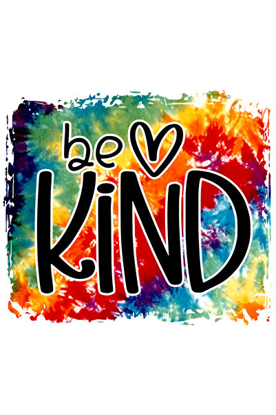 StoryGift Romania Sticker Adeziv 90CM cu mesajul "Be kind", ilustratie, motiv...