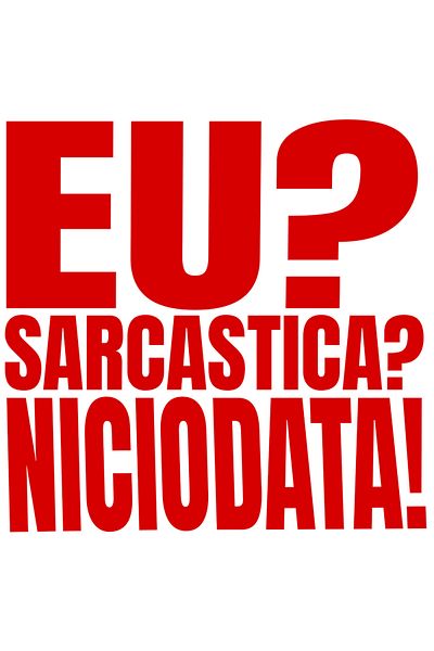 StoryGift Romania Sticker Autocolant 70CM cu Design In Limba Romana Text Haios Eu Sarcastica Niciodata Clasica R