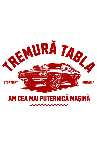 StoryGift Romania Sticker Eticheta 40CM Adeziv tremura tabla masina tunata curse ilegale cu Margini Albe, PVC Vi