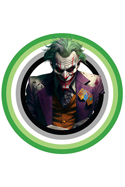 StoryGift Romania Sticker Adeziv 90CM Cu Joker, DC, Raufacatori, Benzi Desenate, Iubitori De Filme, cu Margini