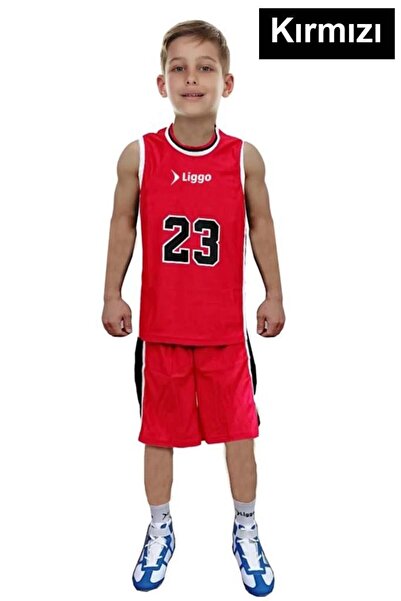 Liggo Çocuk Basketbol Forması Basketbol Forma Şort Seti