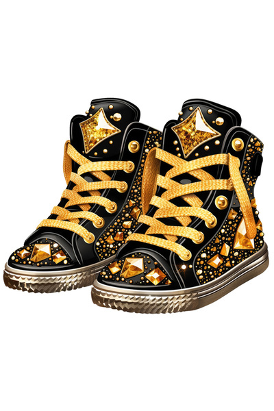 StoryGift Romania Sticker Autocolant 70CM cu niste bascheti scumpi, ilustrati...