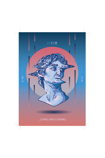 StoryGift Romania Sticker 23 Cm Personalizata Statuie, Abstract, Arta, Living...