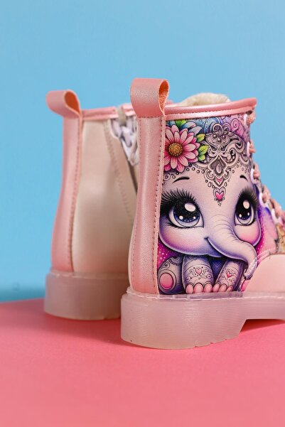Limoya Lovise Дизайнерські дитячі черевики з шнурівкою та принтом