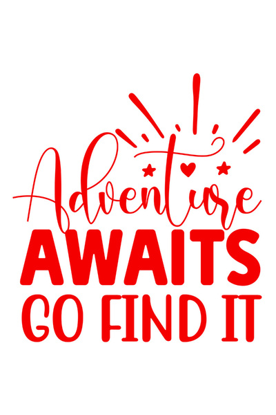 StoryGift Romania Sticker Exterior cu textul "Adventure awaits, go find it" -...