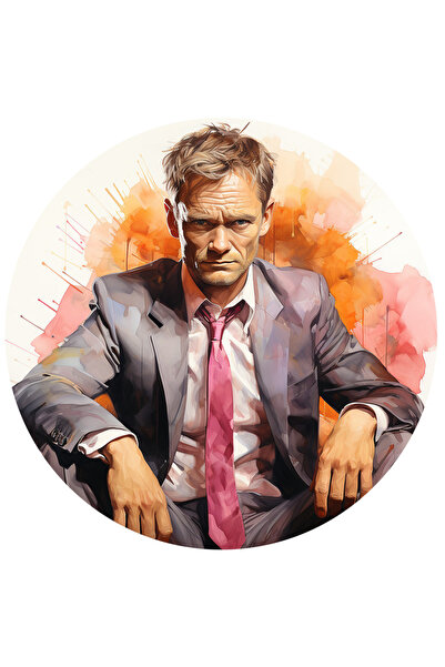StoryGift Romania Sticker Adeziv 90CM Cu Personaj, Actor, Barney Stinson, Sho...