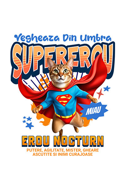 StoryGift Romania Sticker Autocolant 70CM cu Abisinian / Abyssinian Pisica In...