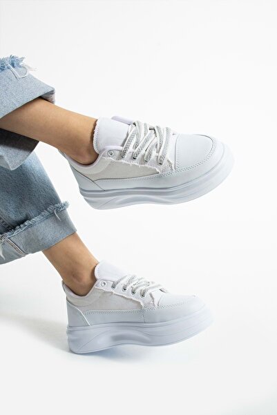 Devida Pantofi sport de in alb pentru femei, cu talpă confortabilă, pantofi casual X200