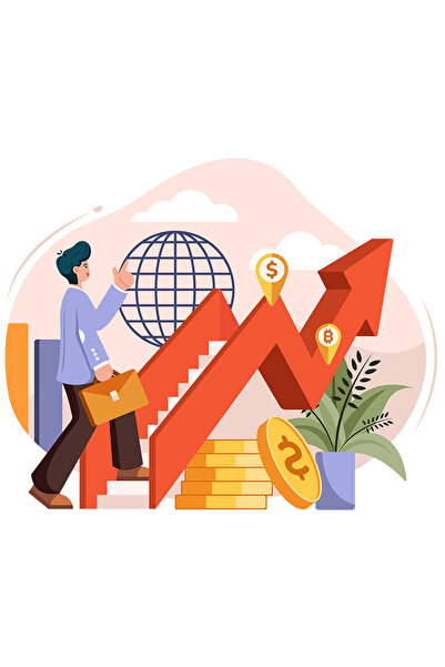 StoryGift Romania Sticker Eticheta 50CM Cu Scari, Servieta, Monede, Nori, cu Margini Albe, PVC Vinyl 50 cm