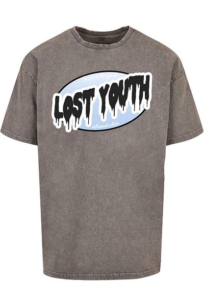 Lost Youth Herren LY ACID WASHED TEE INVEST