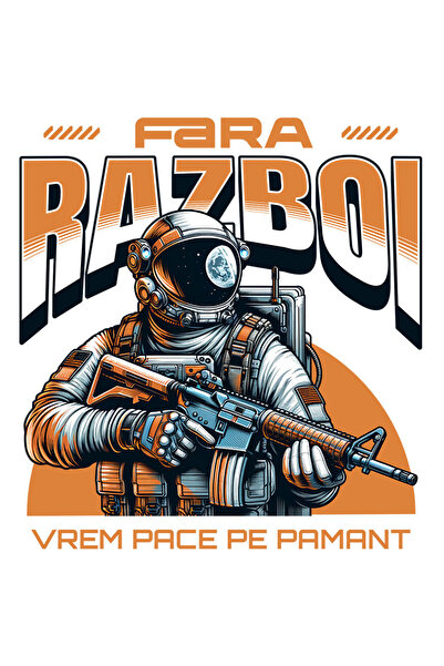 StoryGift Romania Sticker Autocolant 70CM cu Astronaut Cu Armura Priveliste L...