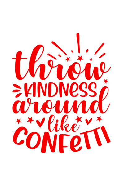 StoryGift Romania Sticker Autocolant 30CM Exterior cu inimioare si stelute cu mesajul "Throw kindness around lik