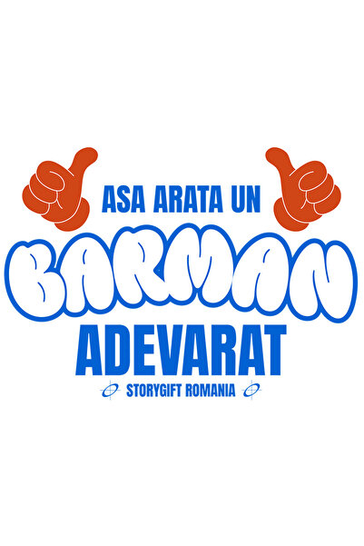 StoryGift Romania Sticker Eticheta 50CM cu Maini Umane Semn OK Text Asa Arata...