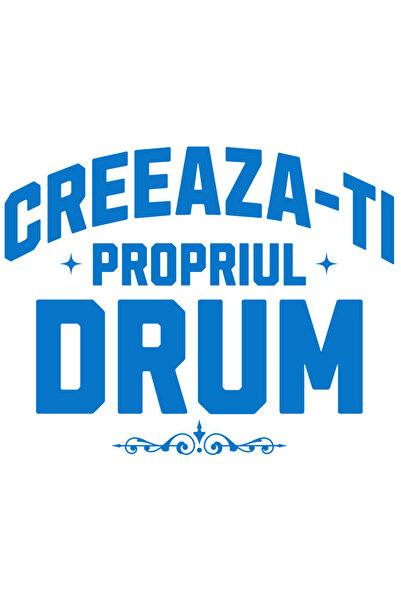 StoryGift Romania Sticker Eticheta 40CM cu Text Motivational Creeeaza-ti Prop...