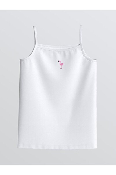 LC Waikiki Lamingo Printed Girls' Undershirt 2 Pack (S5)