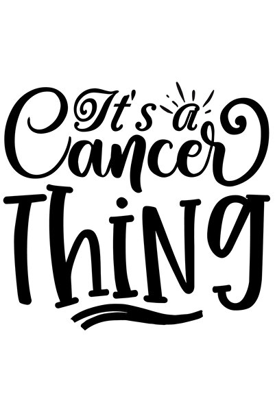 StoryGift Romania Sticker Eticheta 40CM cu zodia Rac cu mesajul "It's a Thing...