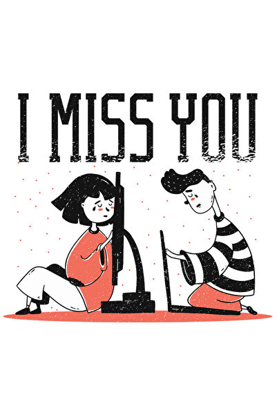 StoryGift Romania Sticker Eticheta 50CM Cu Cuplu La Distanta Monitoare, Mesaj...