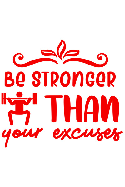 StoryGift Romania Sticker Eticheta 40CM Exterior cu mesajul "Fii mai puternic...