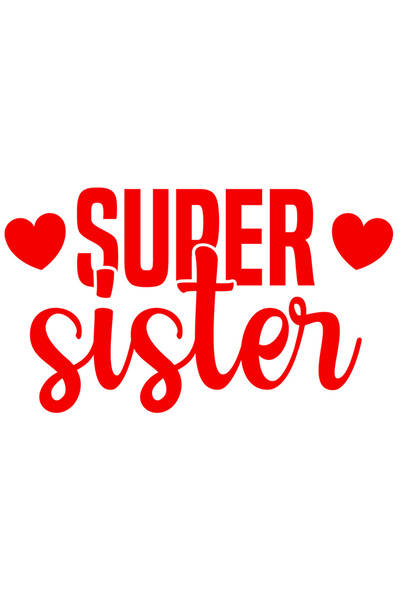 StoryGift Romania Sticker Exterior pentru o sora foarte iubita cu mesajul in ...