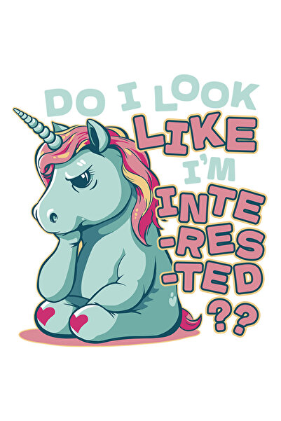 StoryGift Romania Sticker Autocolant 70CM Unicorn Suparat, Do I Look Like I'm...