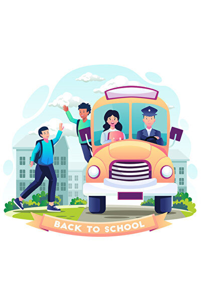 StoryGift Romania Sticker Autocolant 70CM Cu Mesaj In Engleza Back To School,...