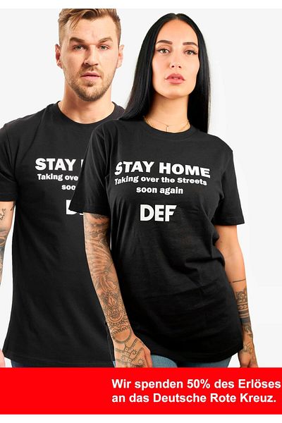DEF Herren Stay Home T-shirt