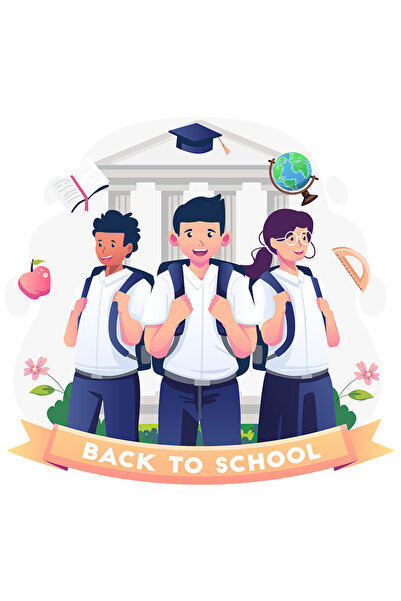 StoryGift Romania Sticker Autocolant 70CM Cu Mesaj In Engleza Back To School,...