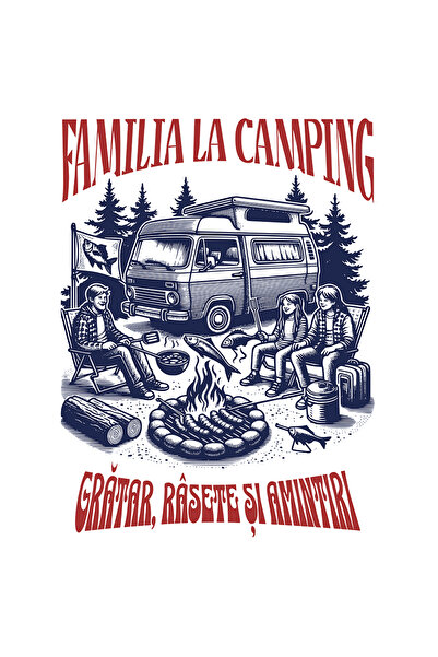 StoryGift Romania Sticker Autocolant 70CM Adeziv Familia la camping_ Gratar, ...