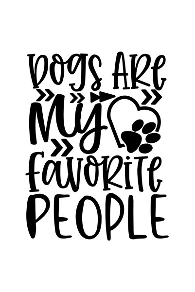 StoryGift Romania Sticker Eticheta 50CM Cu Mesaj Haios Dogs Are My FAVORITE P...
