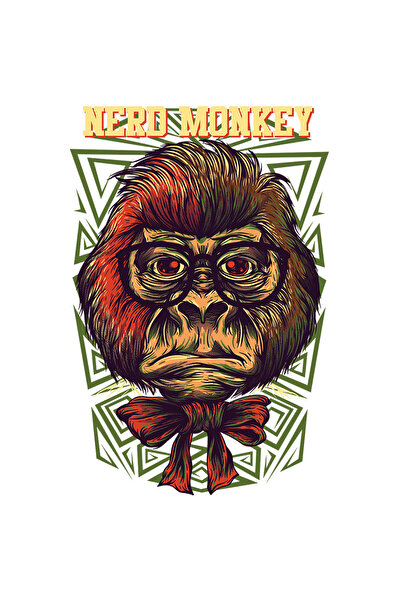 StoryGift Romania Sticker Autocolant 70CM Cu Gorila Maimuta CU Parul aranjat ...