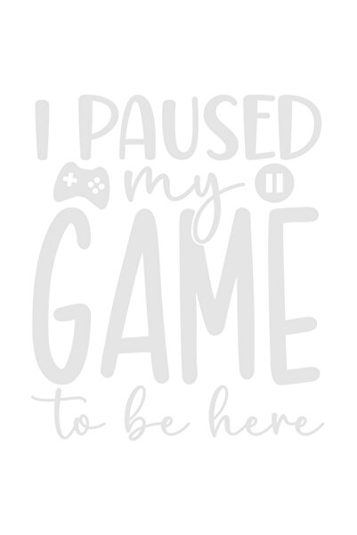 StoryGift Romania Sticker Exterior cu textul "Am pus pauza la joc pentru a fi...