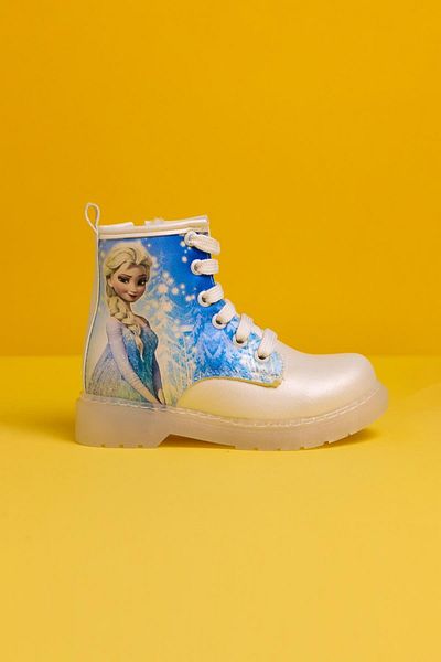 Limoya Fida Cartoon Character Printed Lace-Up Lighted Children's Boots