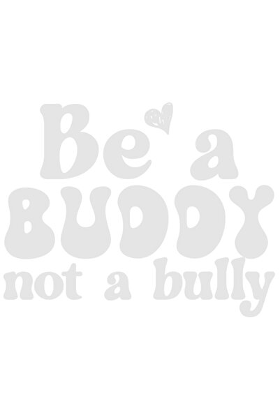 StoryGift Romania Sticker Exterior cu mesaj care te indeamna sa fii un amic, nu un agresor , Vinyl Alb, 40 c