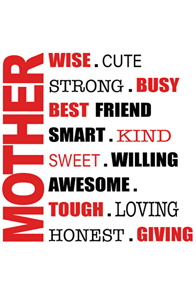 StoryGift Romania Sticker Adeziv 90CM Cu Text In Engleza Mother Wise Smart St...