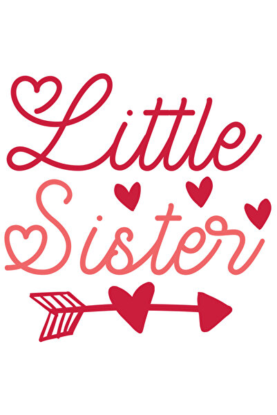 StoryGift Romania Sticker Eticheta 40CM Cu Little Sister, Cea Mai Buna Sora, ...