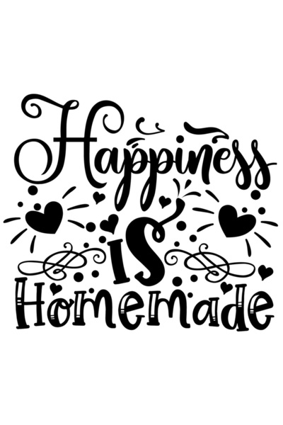 StoryGift Romania Sticker Autocolant 70CM Cu Mesajul Happiness Is Homemade, I...