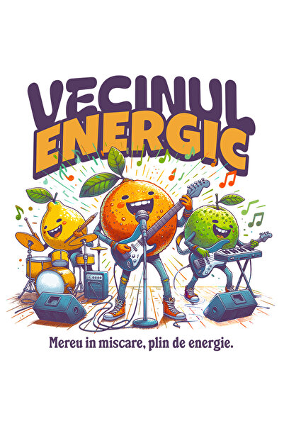 StoryGift Romania Sticker Autocolant 70CM Adeziv Trupa de citrice Rock and ro...