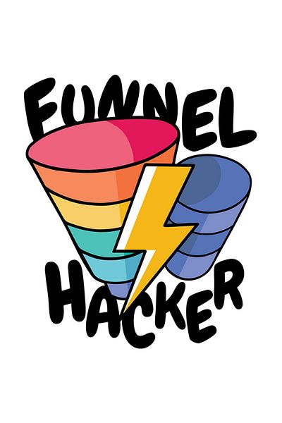 StoryGift Romania Sticker Adeziv 90CM Cu Mesaj In Engleza Funnel Hacker, Fulger, Curcubeu, cu Margini Albe, PVC