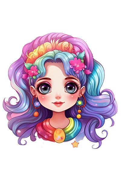 StoryGift Romania Sticker Autocolant 70CM cu o fata vesela, ilustratie, ochi ...