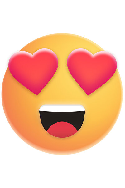 StoryGift Romania Sticker Adeziv 90CM Cu Inimi, Ochi, Indragostit, Emoticon, ...