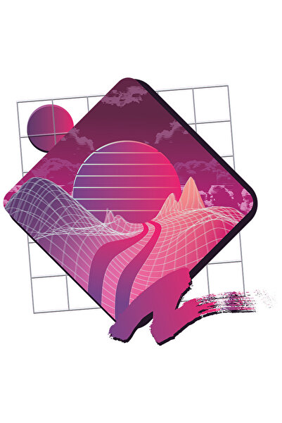 StoryGift Romania Sticker Cu Imagine Abstracta, Romb Cu Univers Necunoscut, Z...