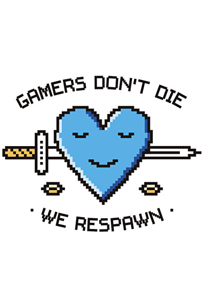 StoryGift Romania Sticker Autocolant 70CM Cu Mesaj In Engleza Gamers Don't Di...