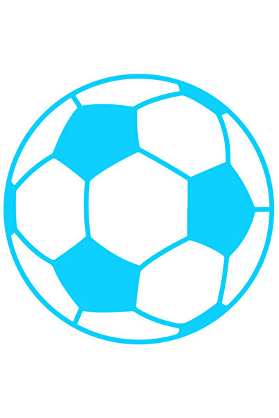 StoryGift Romania Sticker Eticheta 40CM Exterior cu o minge de fotbal pentru ...