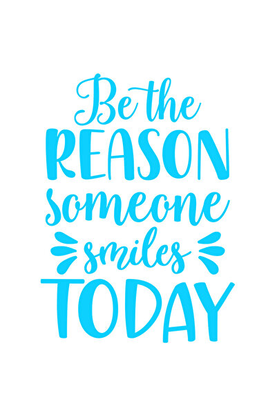 StoryGift Romania Sticker Exterior cu mesaj motivational "Be the reason someo...