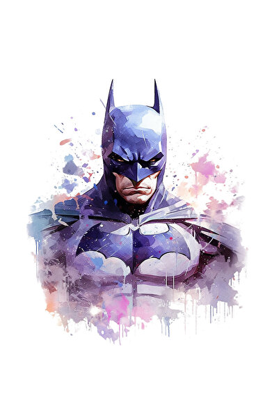 StoryGift Romania Sticker Autocolant 70CM Cu DC, Batman, Supererou, Costum, L...