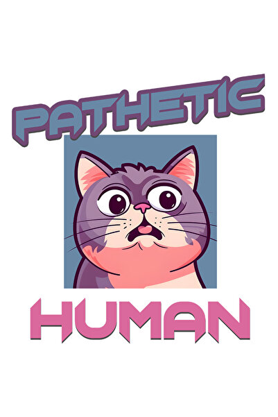 StoryGift Romania Sticker Eticheta 40CM cu pisica "dezgustata" cu mesajul "Pa...