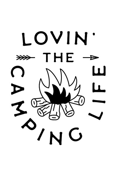 StoryGift Romania Sticker Adeziv 90CM Cu Mesaj Loving The Caming Life, Foc De...