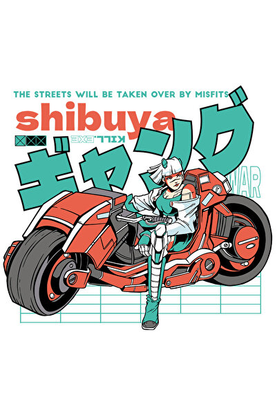 StoryGift Romania Sticker Eticheta 50CM Personalizata Motocicleta Cyberpunk I...