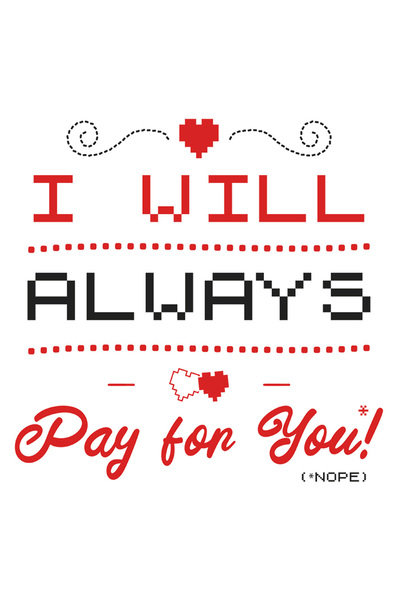 StoryGift Romania Sticker Eticheta 50CM Cu Mesaj Romantic I Will always Pay F...